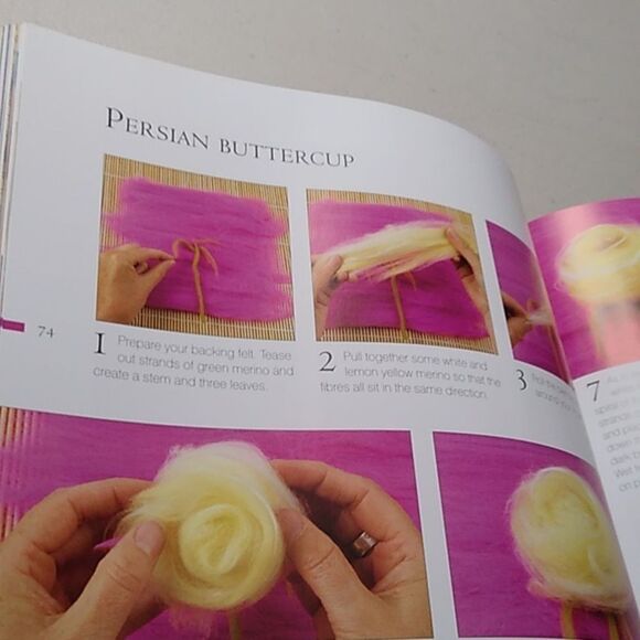 Flowers in Felt & Stitch Book - Picture 7 of 7